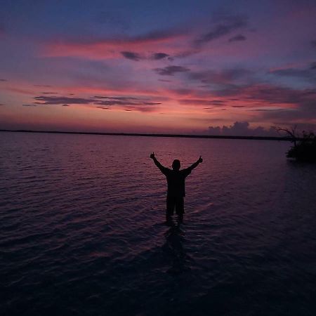 Delmar Hostal Bacalar Kültér fotó